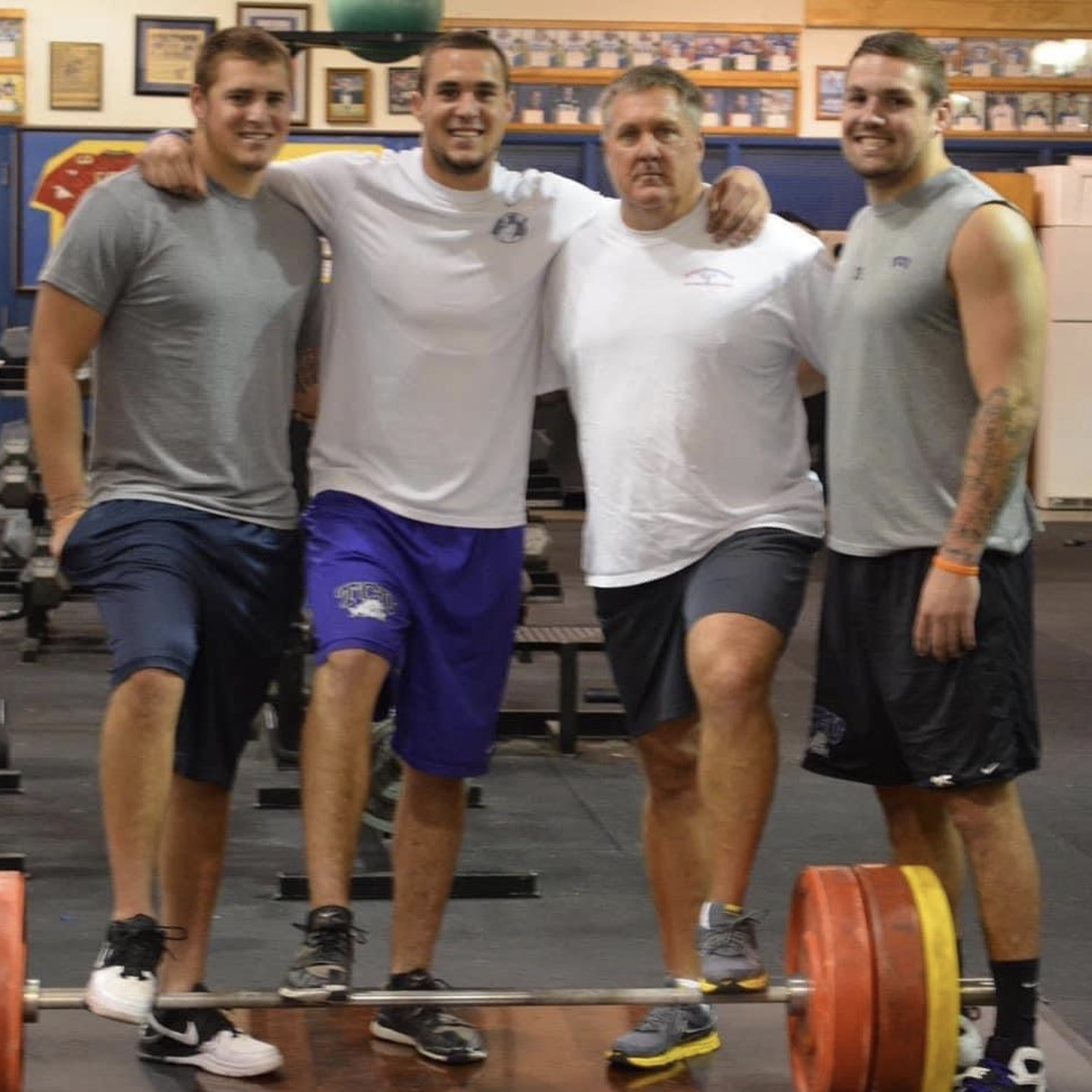 Reb Brock with his three sons